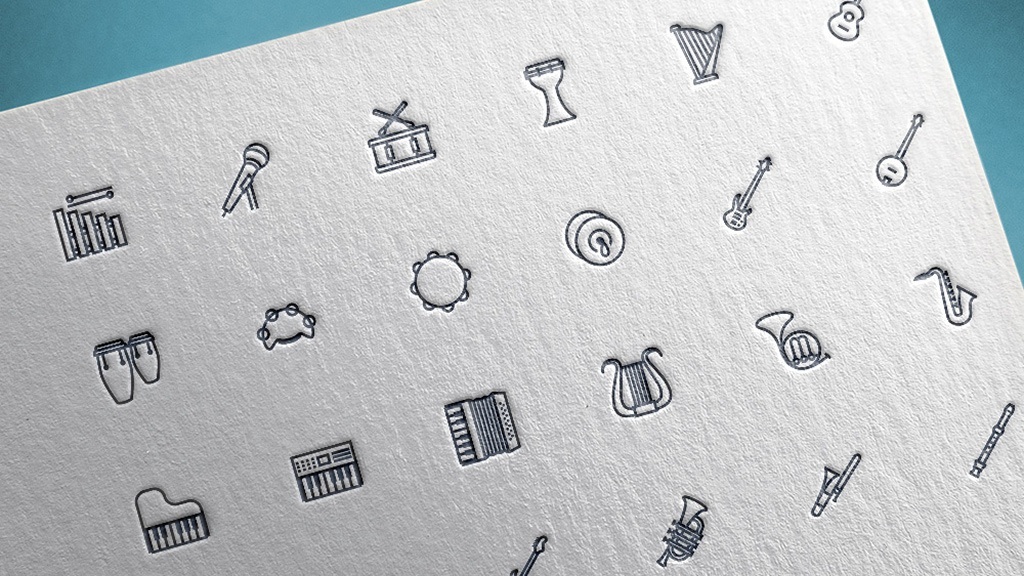 musical instrument icons