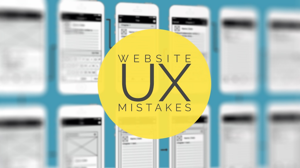 website ux mistakes