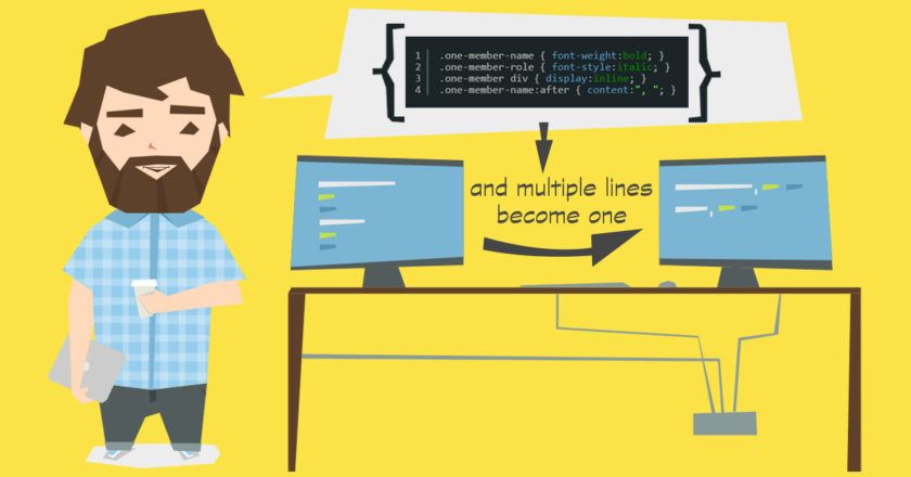 multiple lines become one