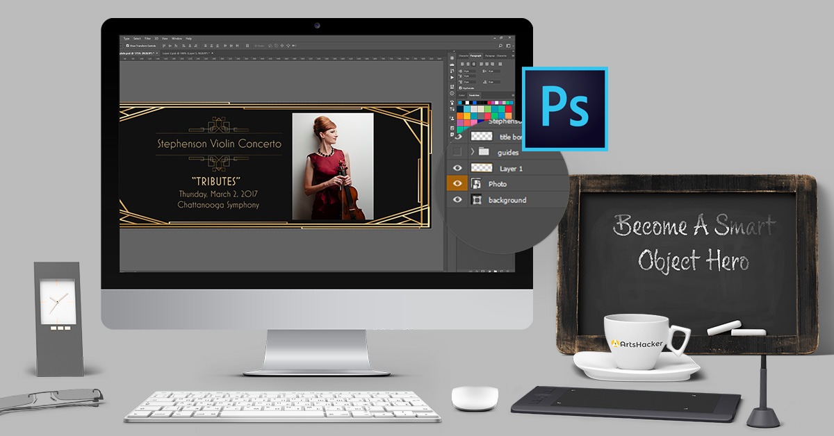 Using Smart Objects In Photoshop To Create Supercharged Templates